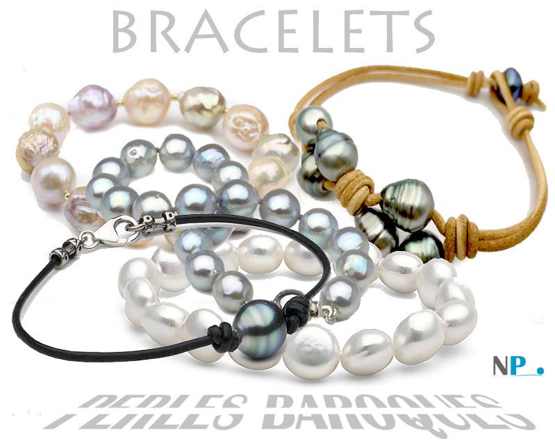 BRACELETS DE PERLES BAROQUES